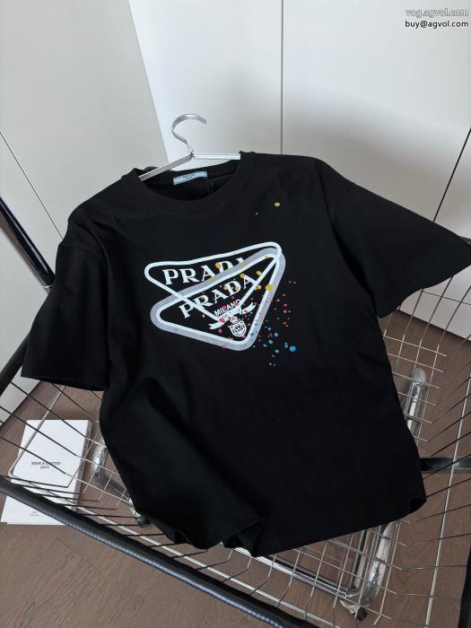 激安 通販 専門半袖TシャツSS23残り僅この夏絶対欲しいPRADA_0_0