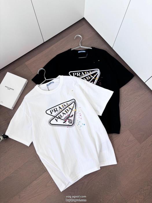 激安 通販 専門半袖TシャツSS23残り僅この夏絶対欲しいPRADA_0_1