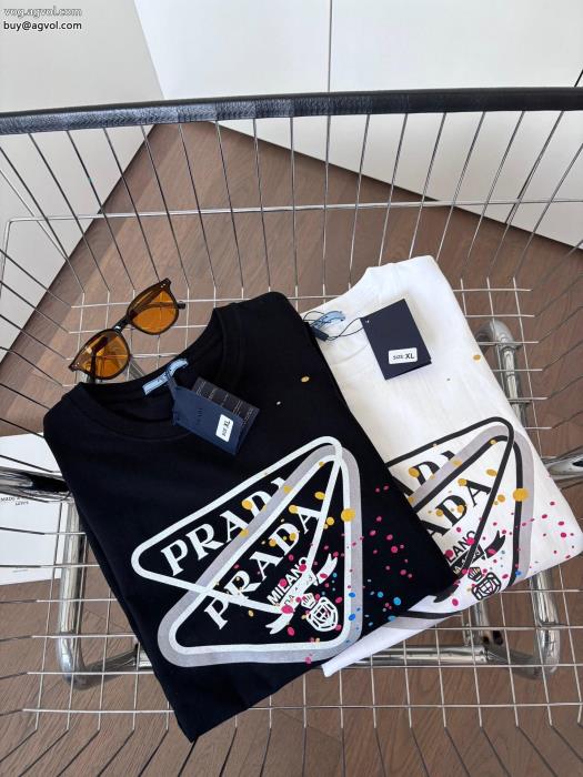 激安 通販 専門半袖TシャツSS23残り僅この夏絶対欲しいPRADA_0_2