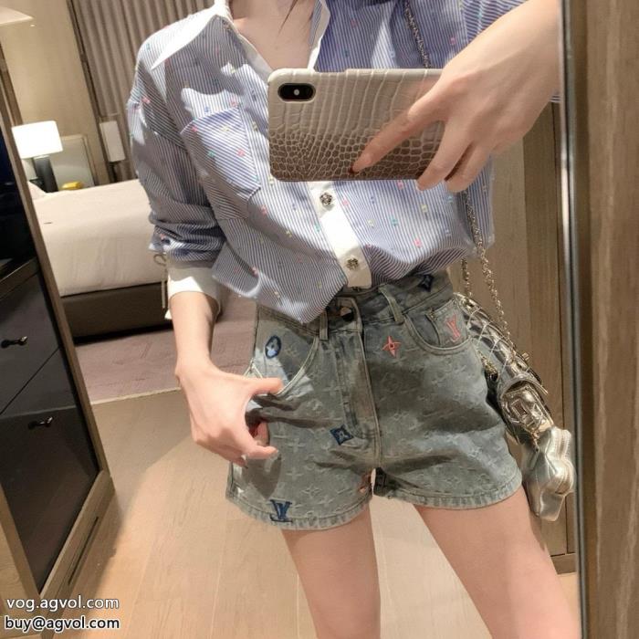 LOUIS VUITTONモード感の高い今年流大人っぽさ半ズボンブランド 品 コピー_0_4