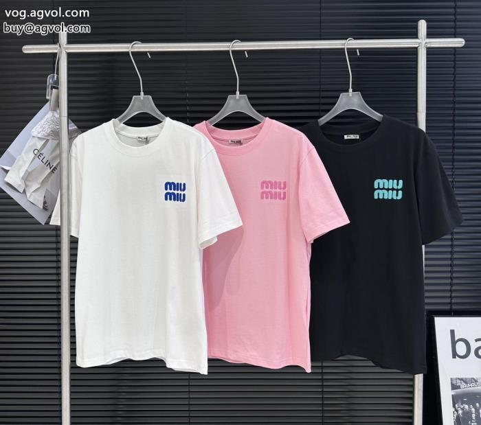 MIUMIUスーパー コピー 通販半袖Tシャツ高級感のあるデザイン新品限定セール_0_0