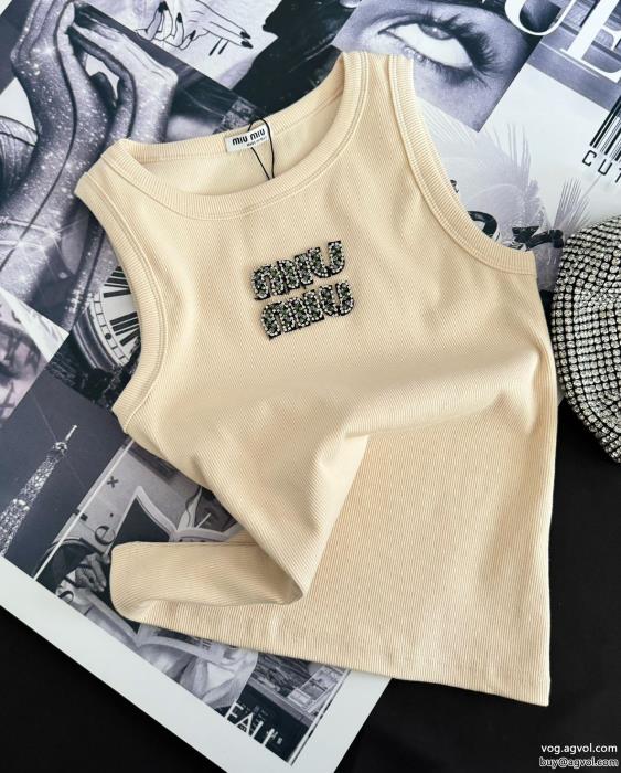 大好評トレンドスタイルスーパー コピー ブランド 専門半袖TシャツMIUMIU_0_4