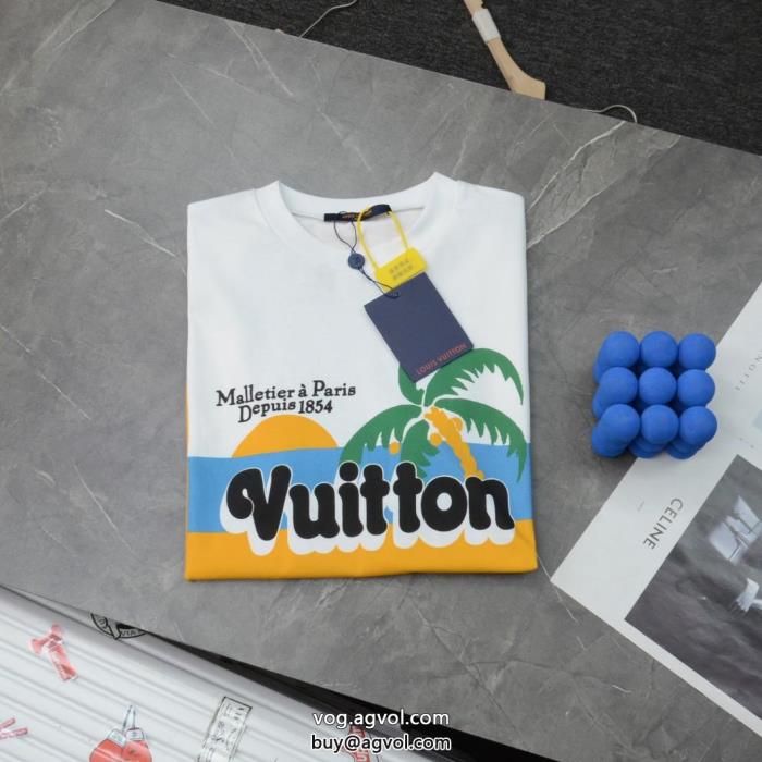 LOUIS VUITTON半袖Tシャツ偽物 通販 海外限定モデル 新作232024の大人コーデ_0_2