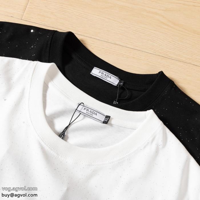 PRADAブランド スーパー コピー価格帯が魅力的お早めに半袖Tシャツ_0_0