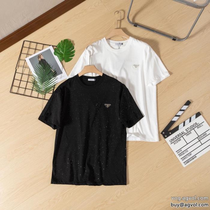 PRADAブランド スーパー コピー価格帯が魅力的お早めに半袖Tシャツ_0_1