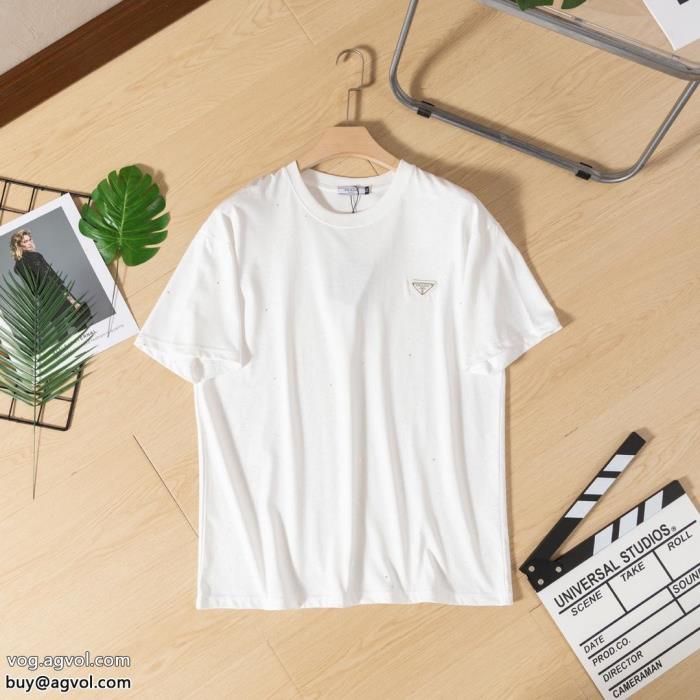 PRADAブランド スーパー コピー価格帯が魅力的お早めに半袖Tシャツ_0_2