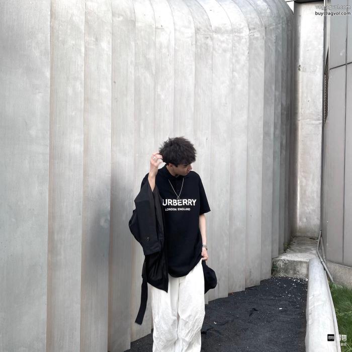 コピー ブランド 通販BURBERRYクール印象ヘルシー 抜け感重視半袖シャツ_0_4