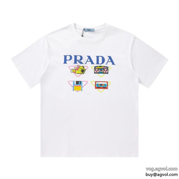 プラダコピー ブランド 通販半袖Tシャツ一目惚れした新商品☆完売必至_0_2