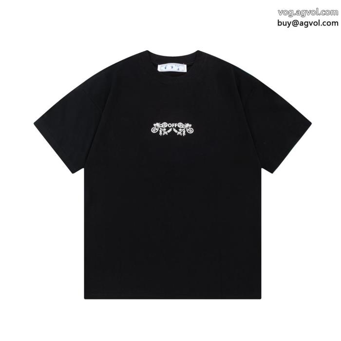 Off-Whiteブランド 通販 激安即完売春先や夏にぴったりの新作半袖Tシャツ_0_1