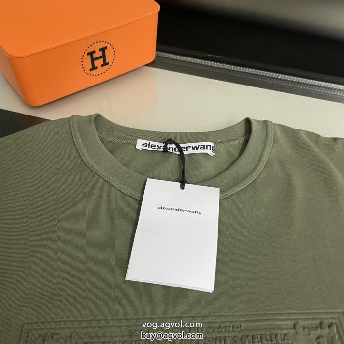 ALEXANDER WANG半袖Tシャツ激安 通販 ブランド2024年夏最新作人気セール100%新品_0_0