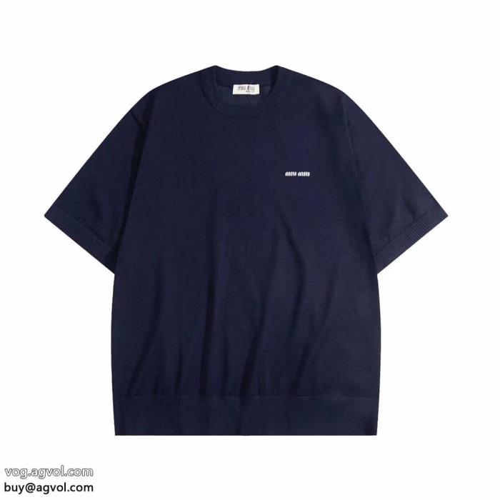 半袖Tシャツミュウミュウ偽物 ブランド限定モデル昨年も人気のアイテム新品_0_0