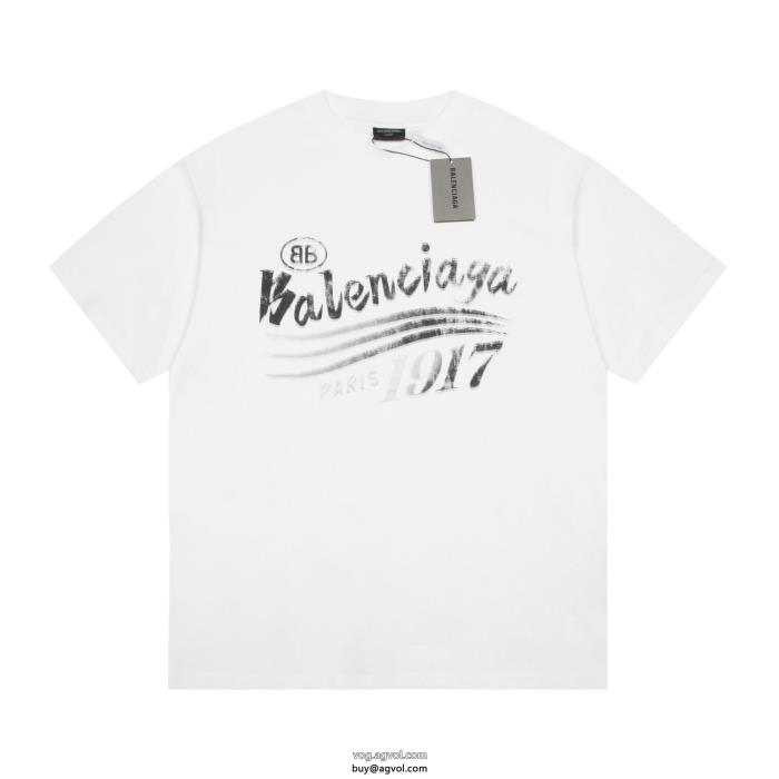 balenciagaスーパー コピー  きれいめ派に上質最大の魅力半袖Tシャツ_0_2
