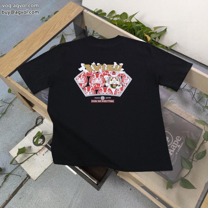 偽 ブランド 通販23新作セール今季流行りの人気新作半袖TシャツEVISU_0_3