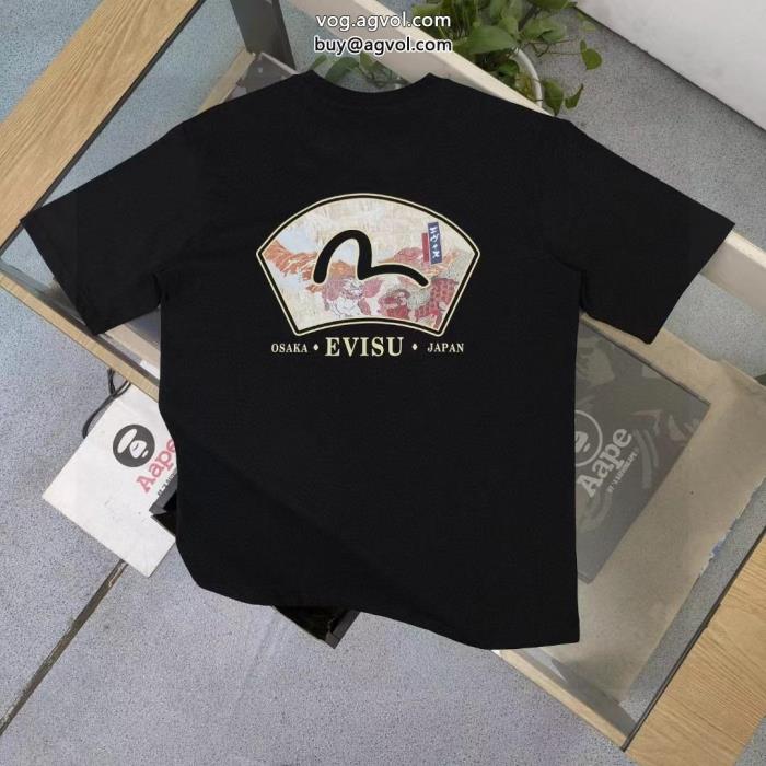 コピー ブランド 優良大変人気使い勝手の良さ半袖TシャツEVISU_0_1