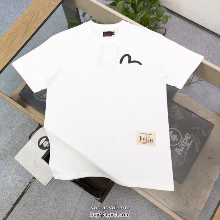 半袖Tシャツ憧れブランドカジュアルで気分爽快偽 ブランド 通販EVISU_0_0