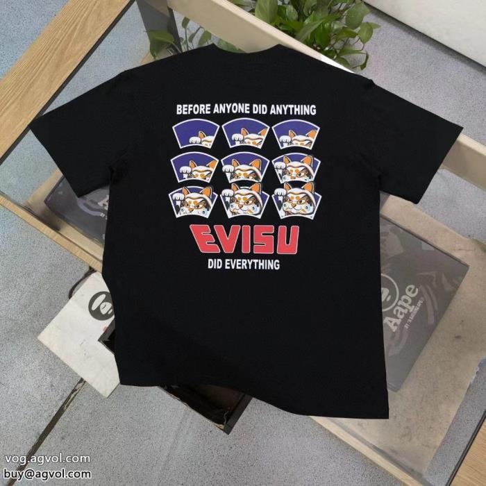 半袖Tシャツ憧れブランドカジュアルで気分爽快偽 ブランド 通販EVISU_0_1