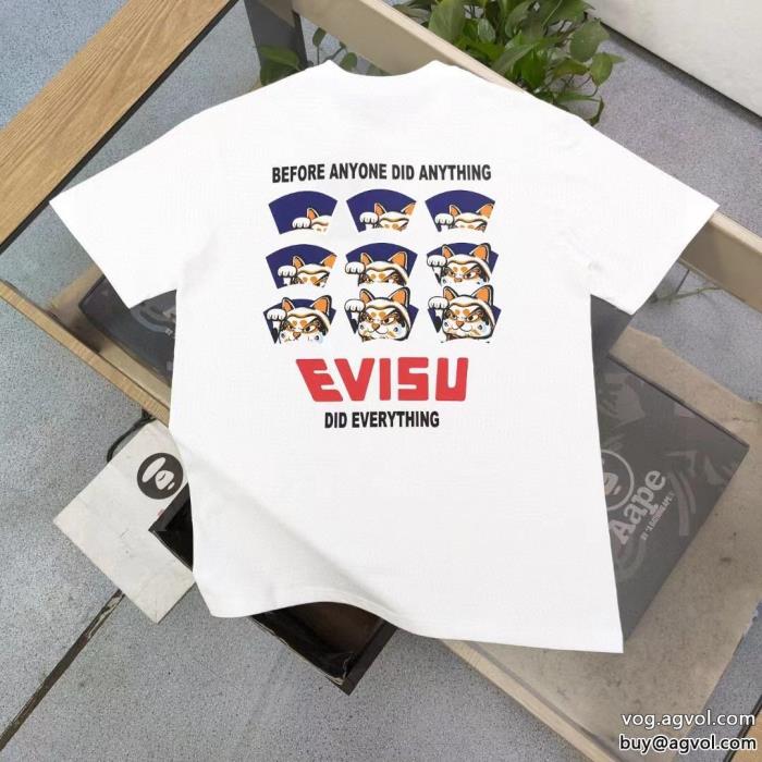 半袖Tシャツ憧れブランドカジュアルで気分爽快偽 ブランド 通販EVISU_0_2