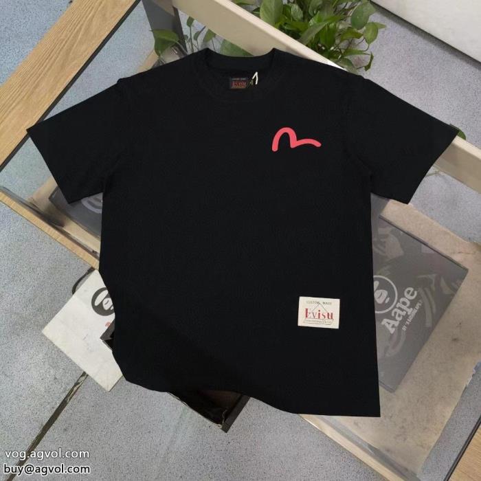 半袖Tシャツ憧れブランドカジュアルで気分爽快偽 ブランド 通販EVISU_0_3