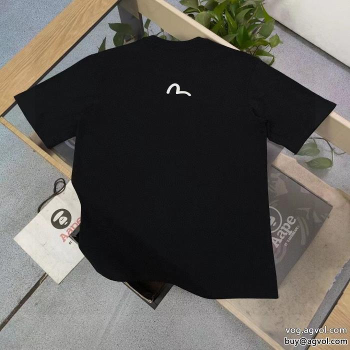 ブランド コピー ショップ半袖TシャツEVISU意外と相性がいい高級感のあるデザイン_0_2