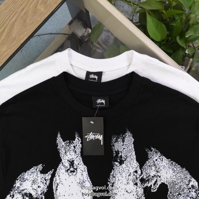STUSSY半袖Tシャツ限定特大セール今年風ブランド コピー 販売_0_3