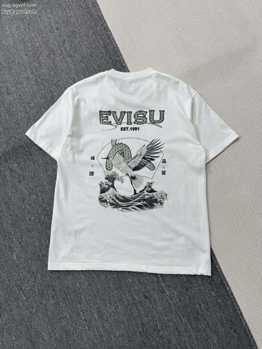 EVISU海外限定絶妙な抜け感激安 通販 ブランド半袖Tシャツ_0_2