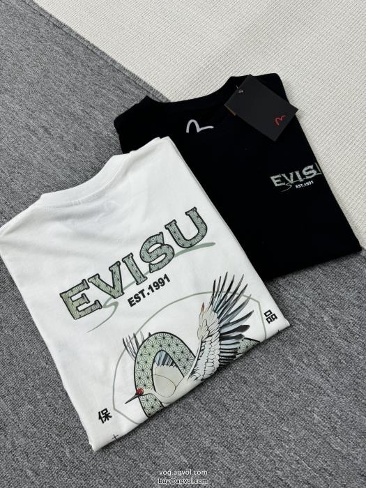 EVISU海外限定絶妙な抜け感激安 通販 ブランド半袖Tシャツ_0_4