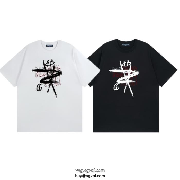 オーバーサイズ万能アイテム半袖Tシャツbalenciaga激安 通販 ブランド_0_1
