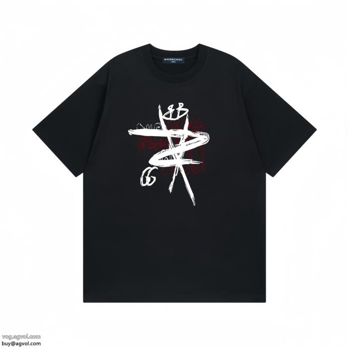 オーバーサイズ万能アイテム半袖Tシャツbalenciaga激安 通販 ブランド_0_2