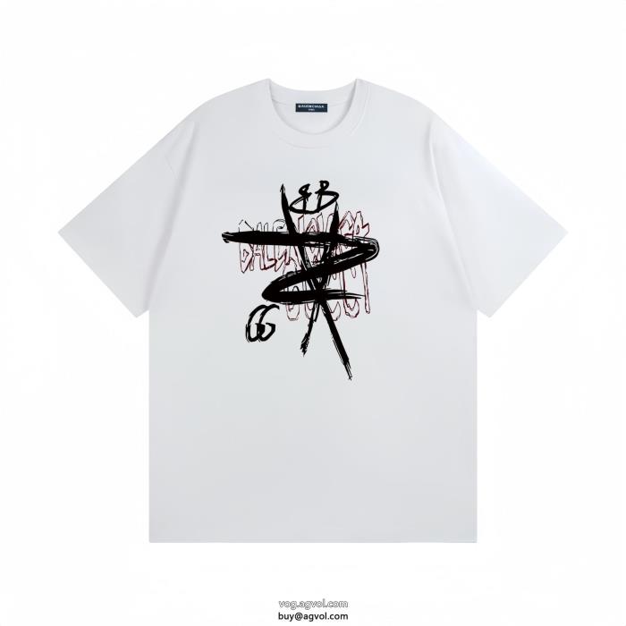 オーバーサイズ万能アイテム半袖Tシャツbalenciaga激安 通販 ブランド_0_3