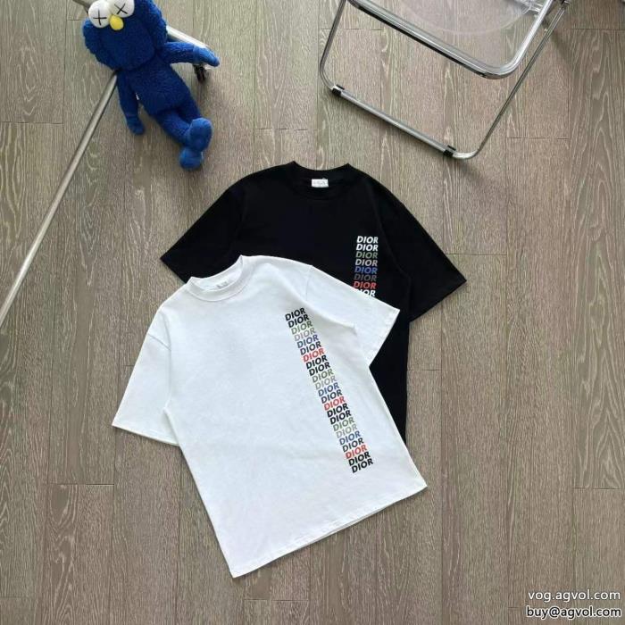 スーパー コピー 販売軽やかな素材感アイドル着用DIOR半袖Tシャツ_0_0