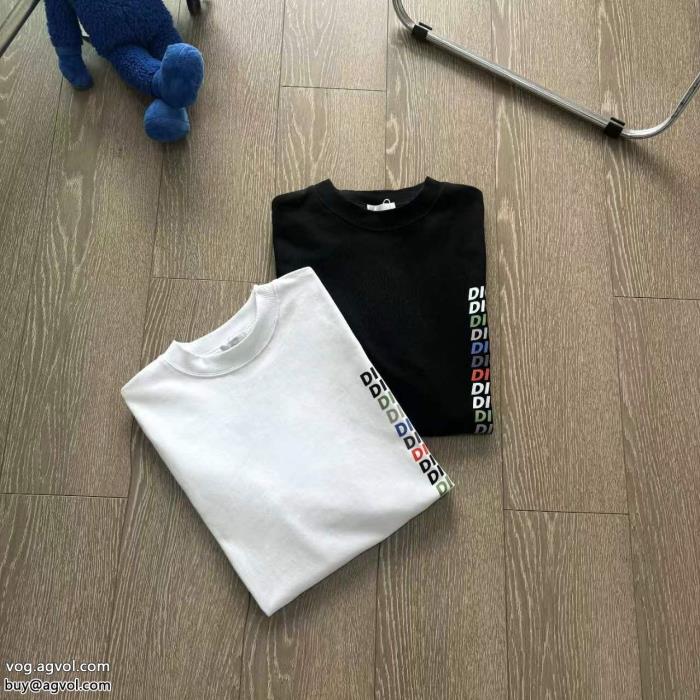 スーパー コピー 販売軽やかな素材感アイドル着用DIOR半袖Tシャツ_0_3