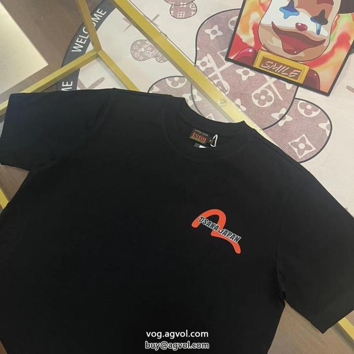 半袖Tシャツ2024大人気ヴィンテージ感エヴィスブランド 通販_0_1