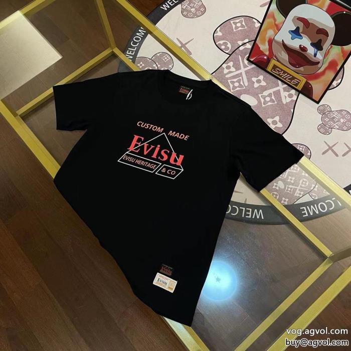 格安SALE話題のブランド半袖Tシャツエヴィス激安 通販 ブランド_0_1