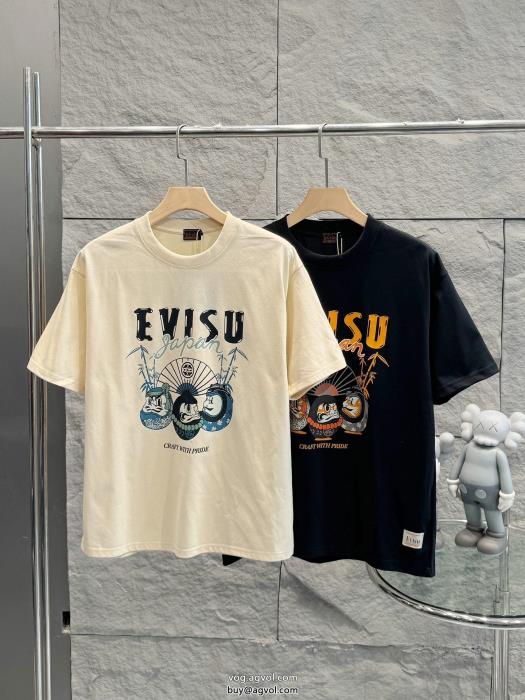 大人のこなれ感ちょっと大人の印象スーパー コピー 通販EVISU半袖Tシャツ_0_0
