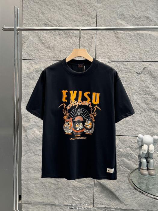 大人のこなれ感ちょっと大人の印象スーパー コピー 通販EVISU半袖Tシャツ_0_1