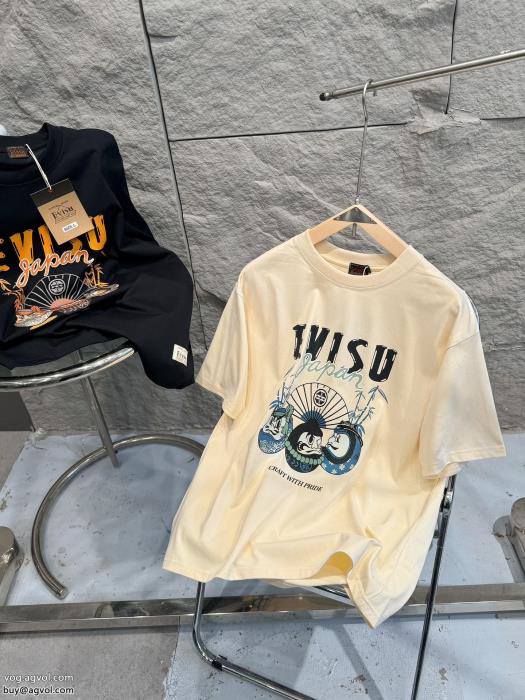 大人のこなれ感ちょっと大人の印象スーパー コピー 通販EVISU半袖Tシャツ_0_2