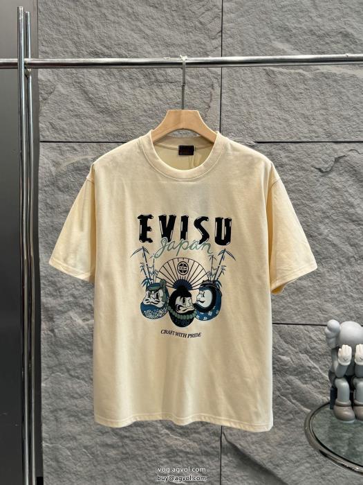 大人のこなれ感ちょっと大人の印象スーパー コピー 通販EVISU半袖Tシャツ_0_4