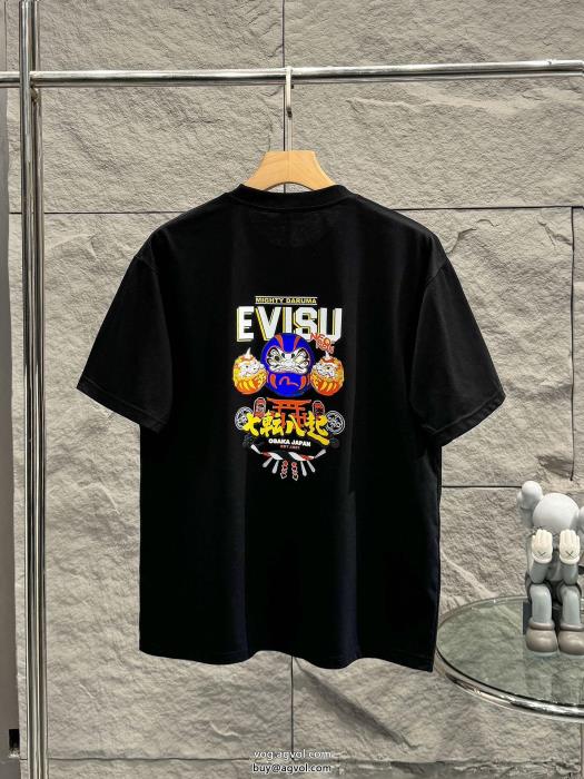 優れもの幅広く使えるブランド コピー 激安半袖TシャツEVISU_0_0
