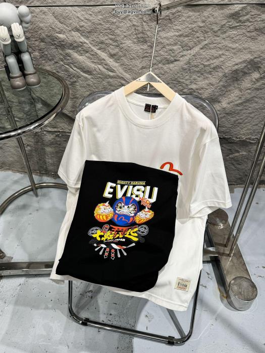 優れもの幅広く使えるブランド コピー 激安半袖TシャツEVISU_0_4