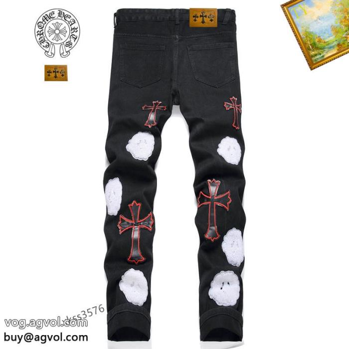 今人気の秘訣即完売ジーンズブランド 偽物 通販CHROME HEARTS_0_3