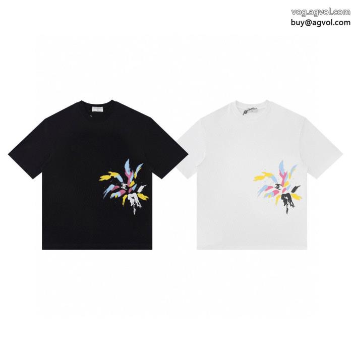 大人買い必須なこの2024最安に挑戦CHブランド コピー 通販半袖Tシャツ_0_0