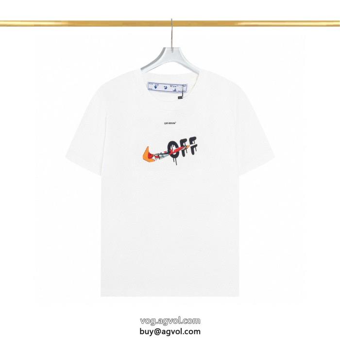 Off-White即完売素敵な夏の定番アイテム半袖Tシャツブランド コピー 優良_0_1
