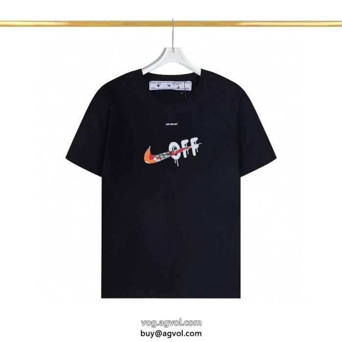 Off-White即完売素敵な夏の定番アイテム半袖Tシャツブランド コピー 優良_0_0