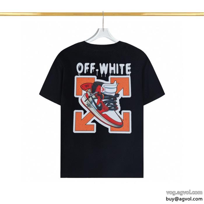 Off-White即完売素敵な夏の定番アイテム半袖Tシャツブランド コピー 優良_0_3