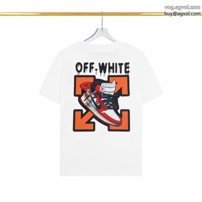 Off-White即完売素敵な夏の定番アイテム半袖Tシャツブランド コピー 優良_0_2