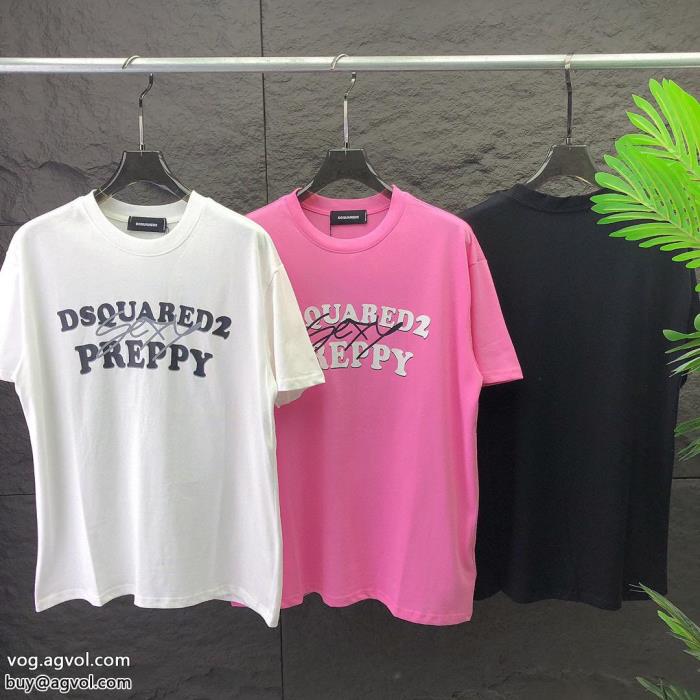 高級感が溢れたヴィンテージ感激安 ブランド 通販DSQUARED2半袖Tシャツ_0_3