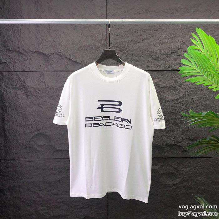 ブランド 偽物幅広く使える高品質素材半袖Tシャツbalenciaga_0_5