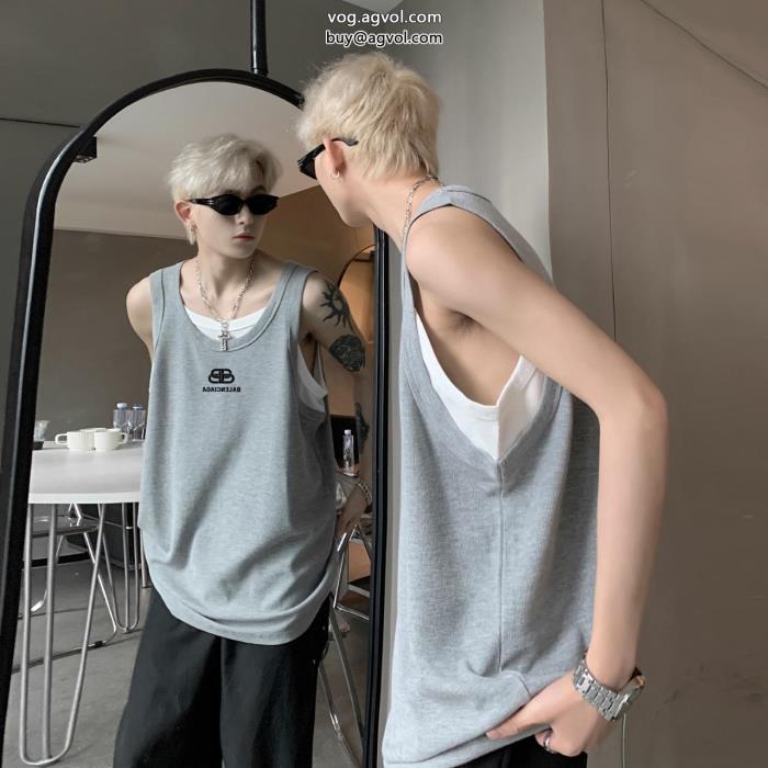 コピー 品 販売balenciaga半袖Tシャツシンプルなデザイン大人感漂う2024新作_0_2