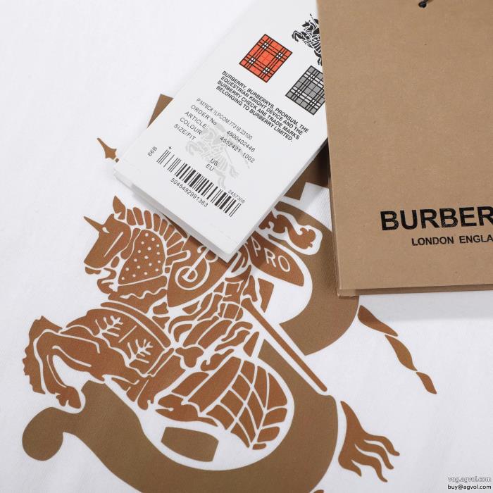 BURBERRYブランド 激安る2024おすすめの人気商品23SS 異素材半袖Tシャツ_0_3