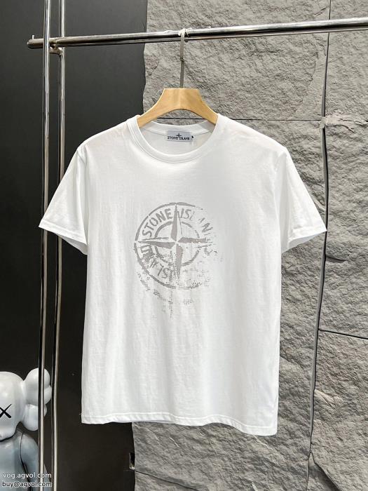最新商品即完売必至清潔感で洗練されStone Island半袖Tシャツ激安 ブランド_0_3